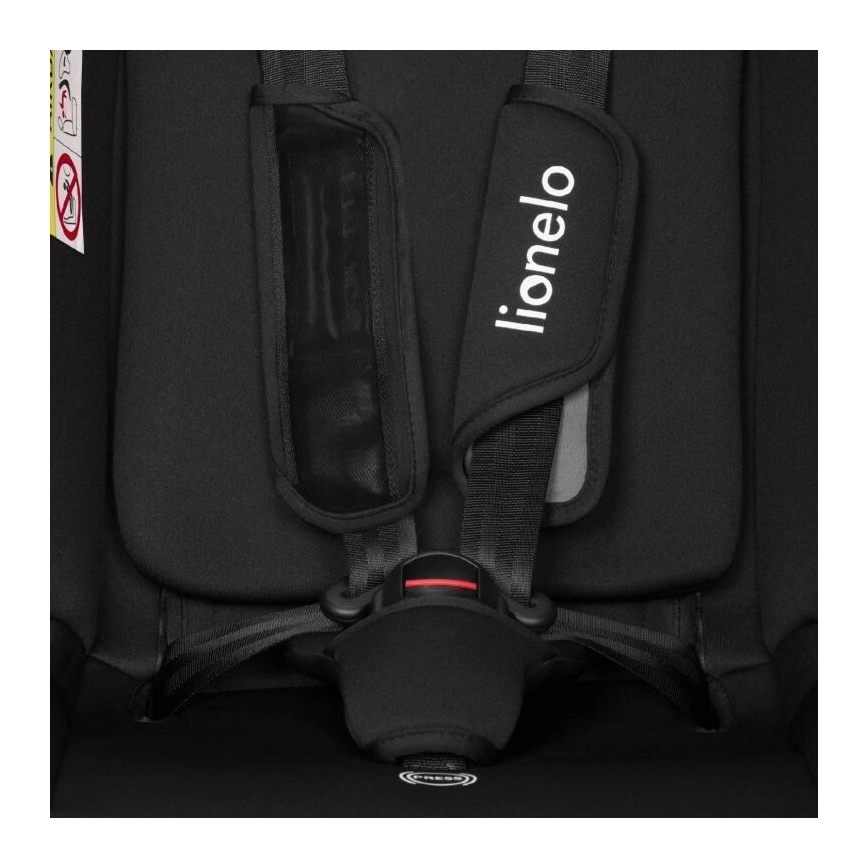 Lionelo - Autostol AART i-Size 40-150 cm sort/grå