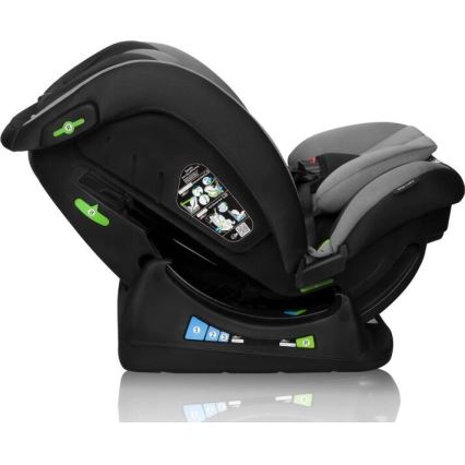 Lionelo - Autostol AART i-Size 40-150 cm sort/grå