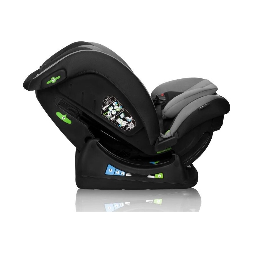 Lionelo - Autostol AART i-Size 40-150 cm sort/grå