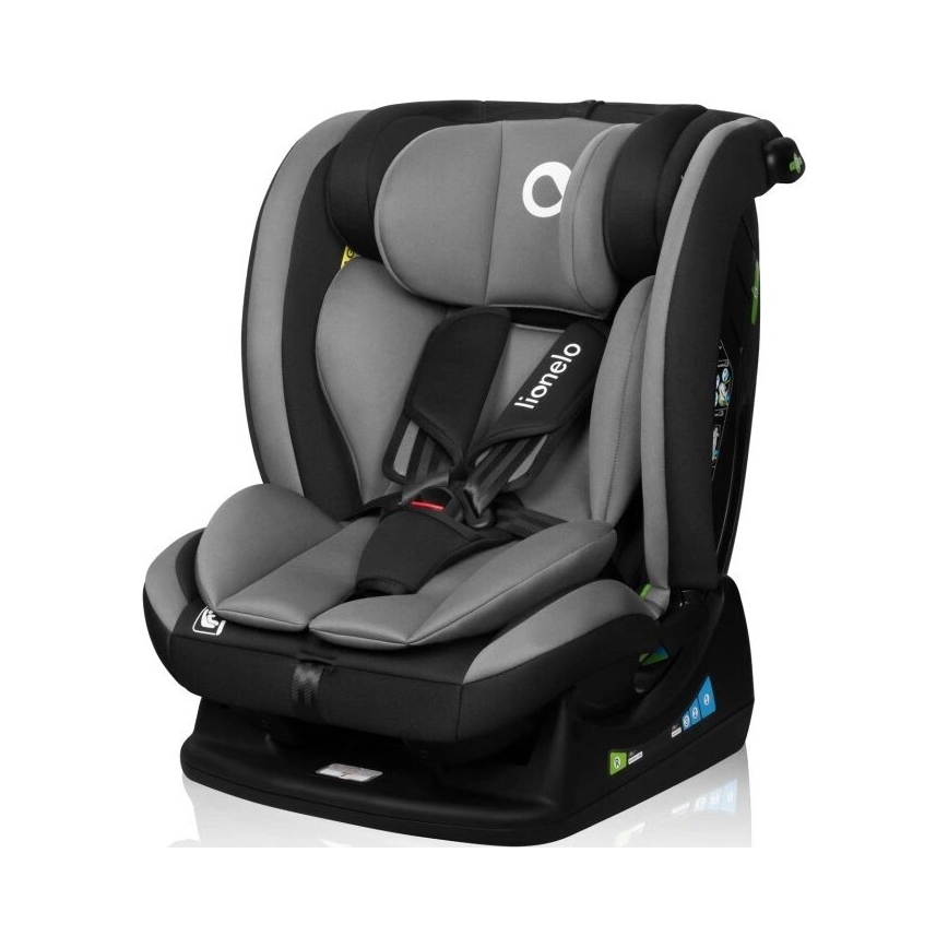 Lionelo - Autostol AART i-Str. 40-150 cm sort/grå