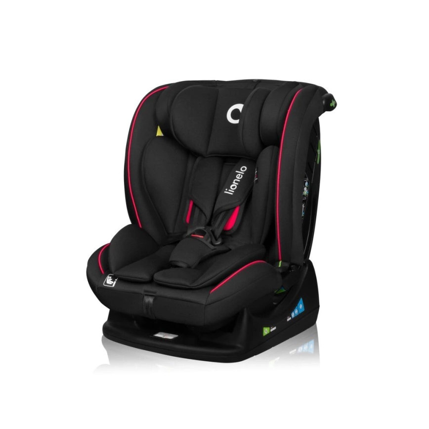 Lionelo - Autostol AART i-Str. 40-150 cm sort/rød