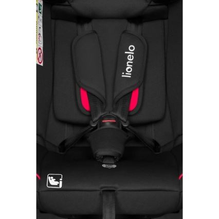 Lionelo - Autostol AART i-Str. 40-150 cm sort/rød