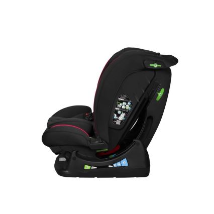 Lionelo - Autostol AART i-Str. 40-150 cm sort/rød