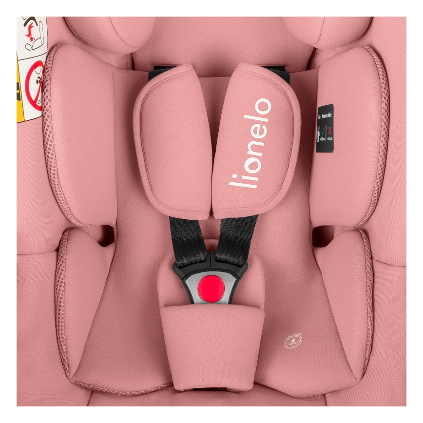 Lionelo - Autostol ASTRID i-Size 40-87 cm Koralrosa