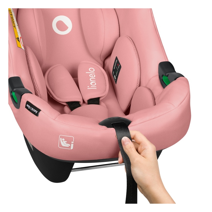 Lionelo - Autostol ASTRID i-Size 40-87 cm Koralrosa