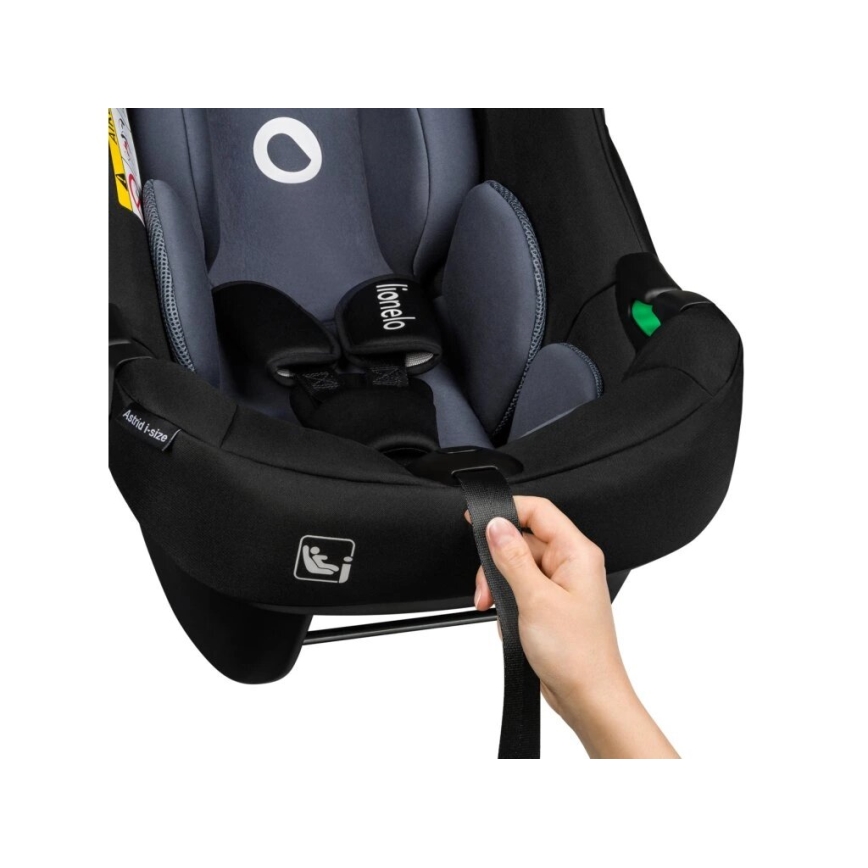 Lionelo - Autostol ASTRID i-Str. 40-87 cm sort