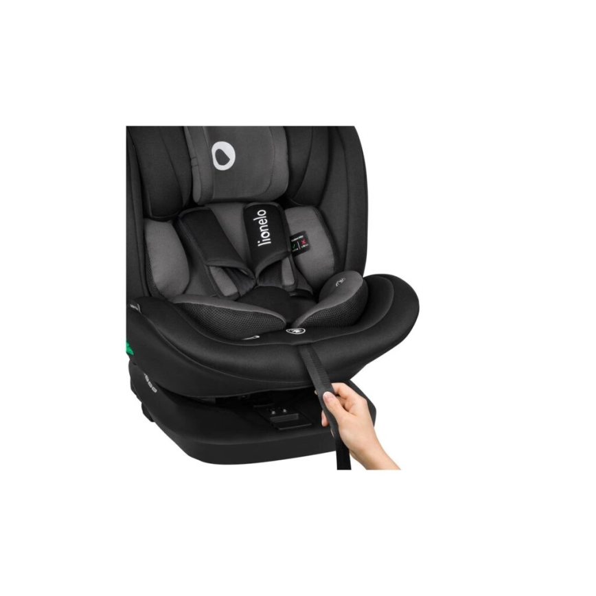 Lionelo - Bilstol BASTIAAN i-Size 40-150 cm sort/grå
