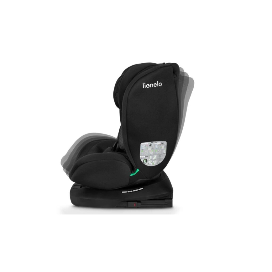 Lionelo - Autostol BASTIAAN i-Size 40-150 cm sort