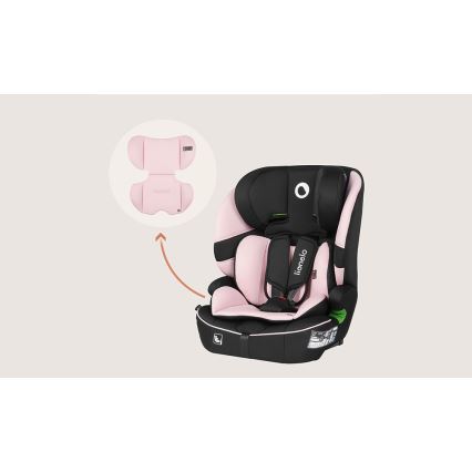 Lionelo - Autostol BILLY i-Size 76-150 cm Baby Pink