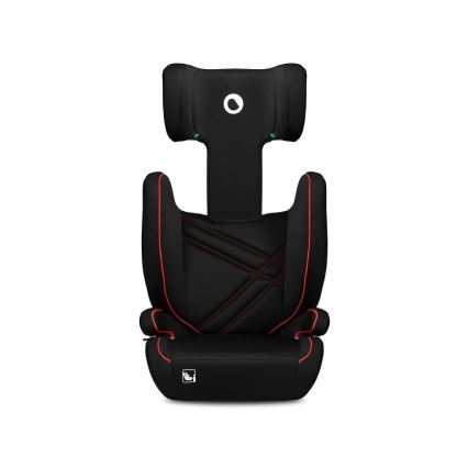 Lionelo - Autostol HUGO i-Size 100-150 cm sort/rød