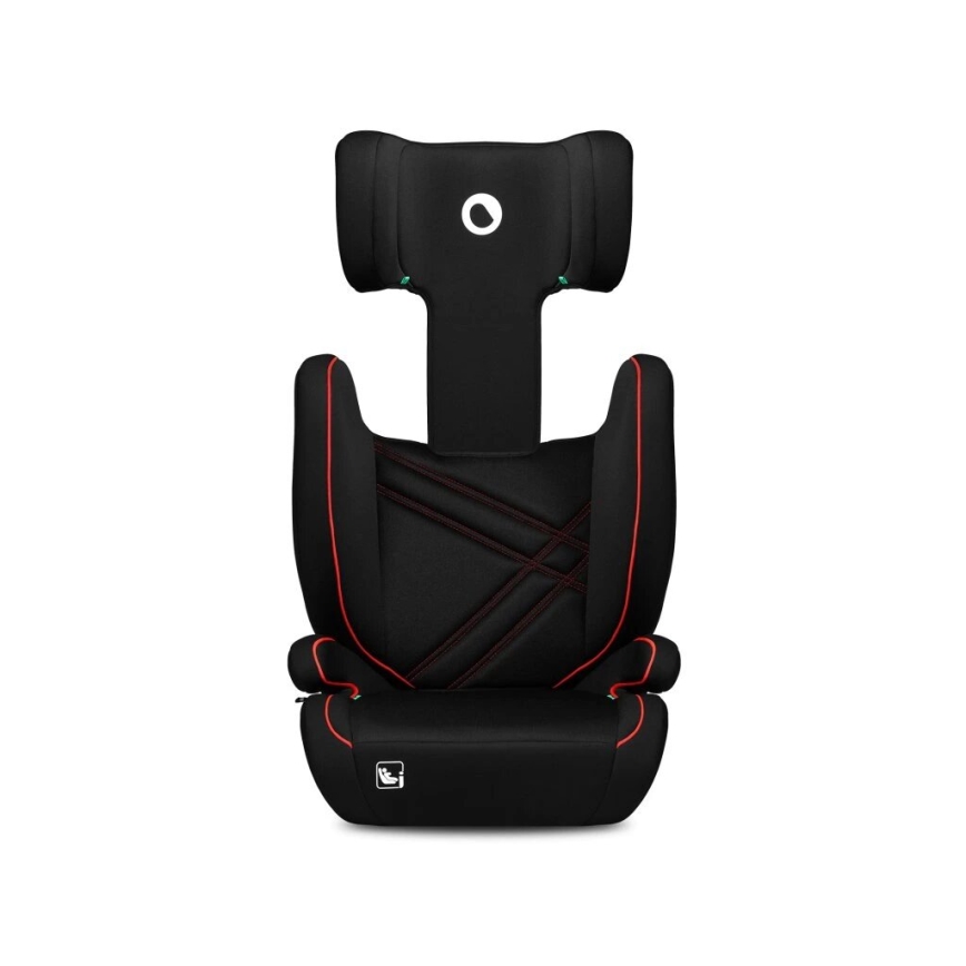 Lionelo - Autostol HUGO i-Size 100-150 cm sort/rød