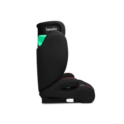 Lionelo - Autostol HUGO i-Size 100-150 cm sort/rød