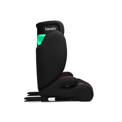 Lionelo - Autostol HUGO i-Size 100-150 cm sort/rød