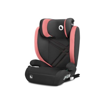 Lionelo - Autostol HUGO i-Str. 100-150 cm sort/lyserød