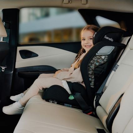 Lionelo - Autostol IGO i-Size 100-150 cm Sort Carbon