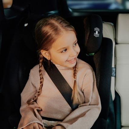 Lionelo - Autostol IGO i-Size 100-150 cm Sort Carbon