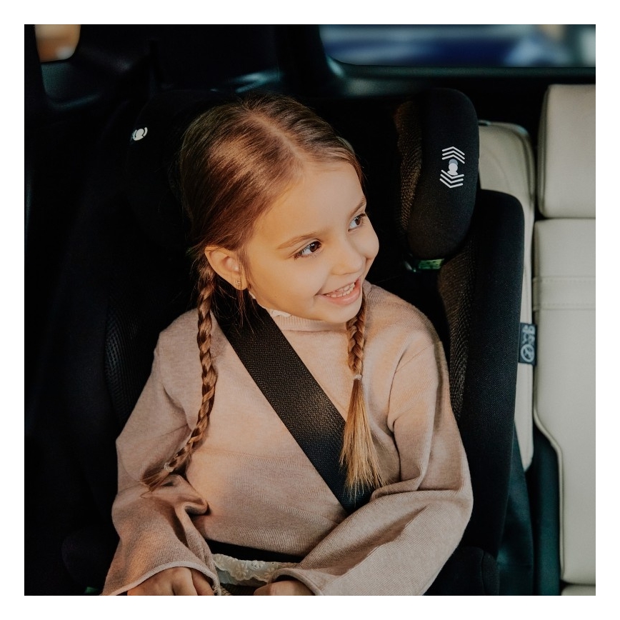 Lionelo - Autostol IGO i-Size 100-150 cm Sort Carbon