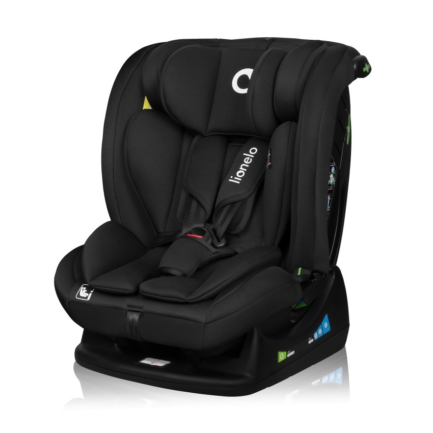 Lionelo - Autostol IZZY i-Size 40-150 cm Sort Carbon