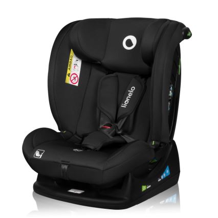 Lionelo - Autostol IZZY i-Size 40-150 cm Sort Carbon