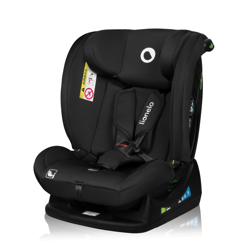 Lionelo - Autostol IZZY i-Size 40-150 cm Sort Carbon