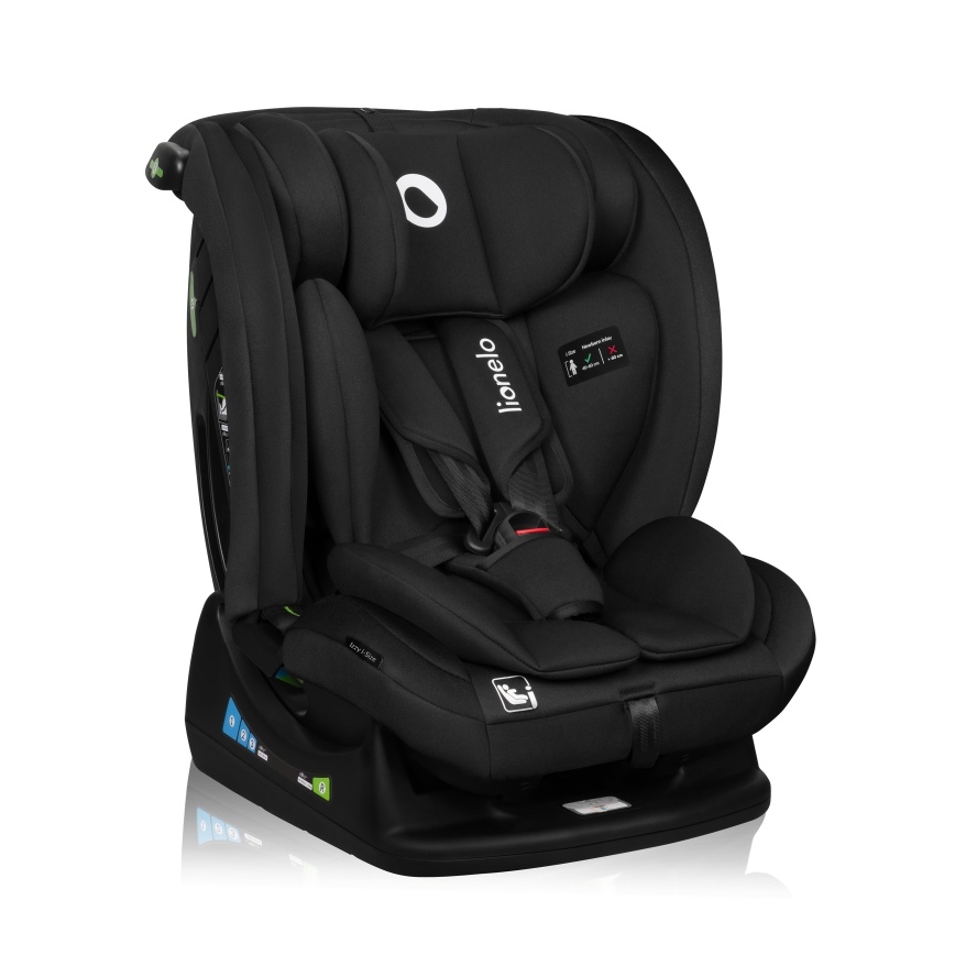 Lionelo - Autostol IZZY i-Size 40-150 cm Sort Carbon