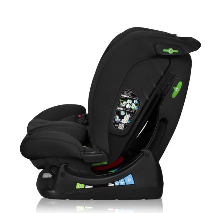 Lionelo - Autostol IZZY i-Size 40-150 cm Sort Carbon