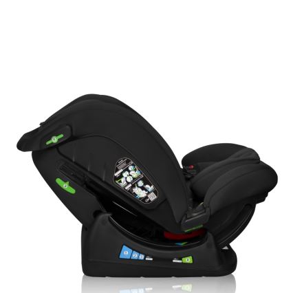Lionelo - Autostol IZZY i-Size 40-150 cm Sort Carbon