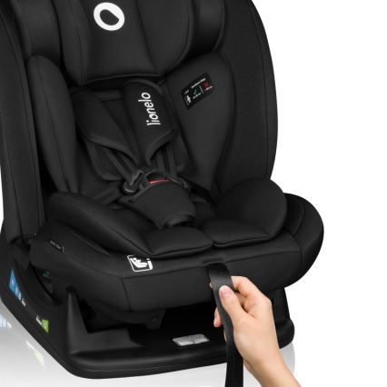 Lionelo - Autostol IZZY i-Size 40-150 cm Sort Carbon
