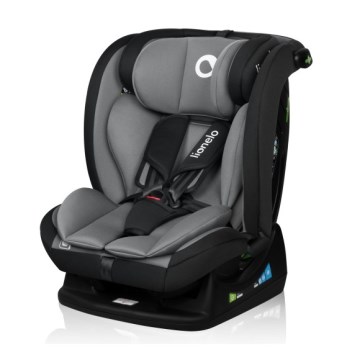 Lionelo - Autostol IZZY i-Size 40-150 cm Sort/Grå