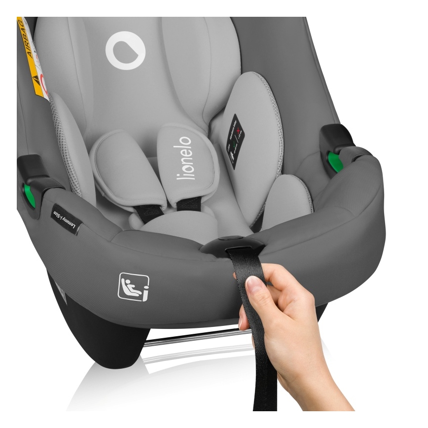 Lionelo - Autostol LEMMY i-Size 40-87 cm Grå
