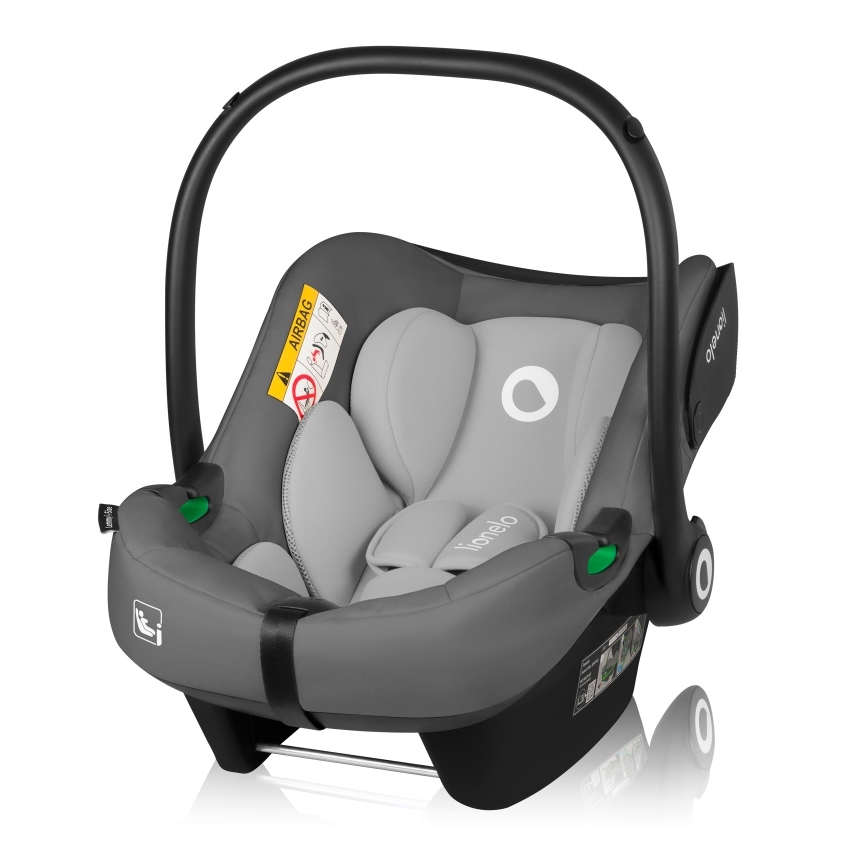 Lionelo - Autostol LEMMY i-Size 40-87 cm Grå