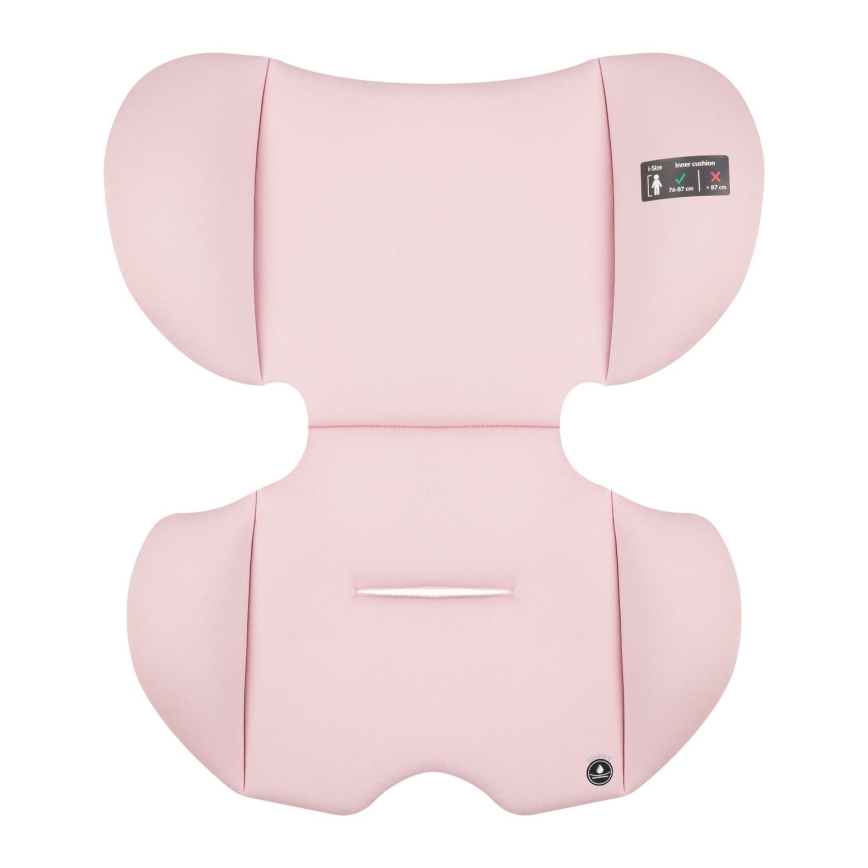 Lionelo - Autostol LEVI FIX i-Size 76-150 cm Baby Pink