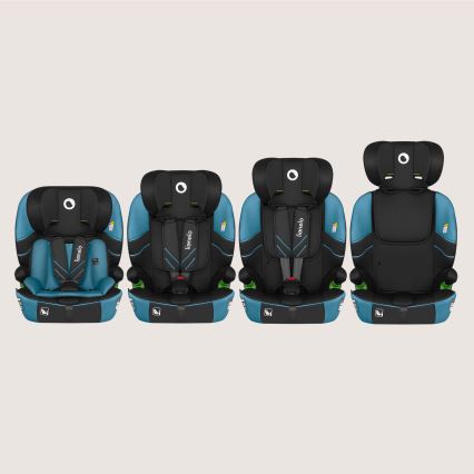 Lionelo - Autostol LEVI FIX i-Size 76-150 cm Cobaltblå