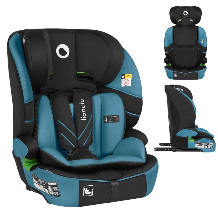 Lionelo - Autostol LEVI FIX i-Size 76-150 cm Cobaltblå