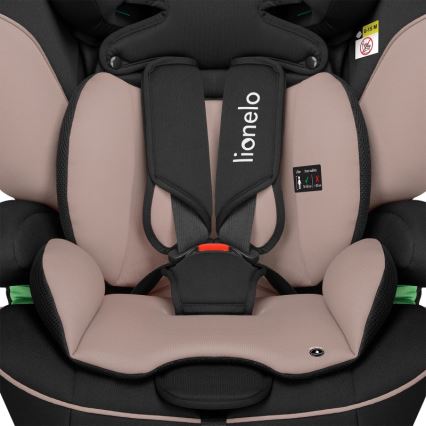 Lionelo - Autostol LEVI i-Size 76-150 cm Beige Latte