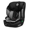 Lionelo - Autostol LEVI i-Size 76-150 cm Sort/Grå
