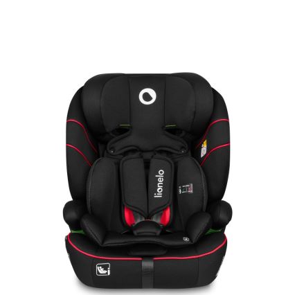 Lionelo - Autostol LEVI i-Size 76-150 cm Sportslig sort
