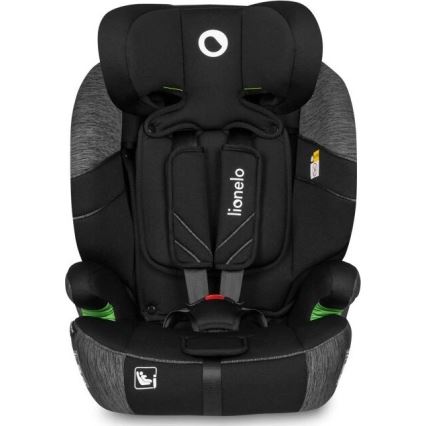 Lionelo - Autostol LEVI ONE i-Size 76-150 cm sort/grå