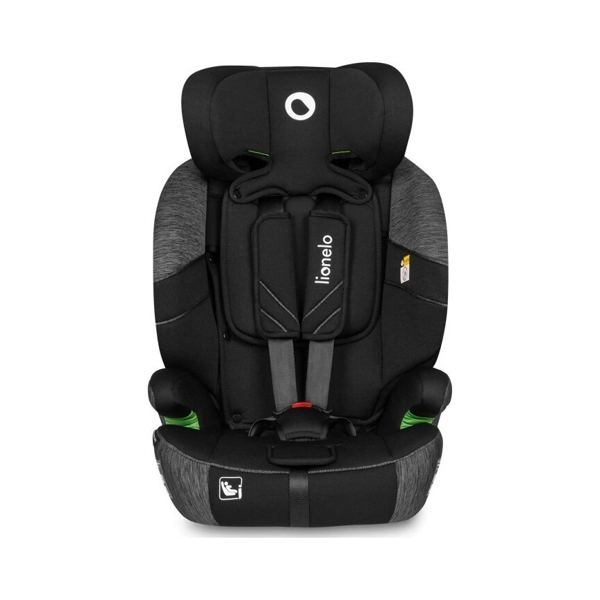 Lionelo - Autostol LEVI ONE i-Size 76-150 cm sort/grå