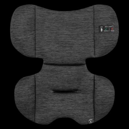 Lionelo - Autostol LEVI ONE i-Size 76-150 cm sort/grå