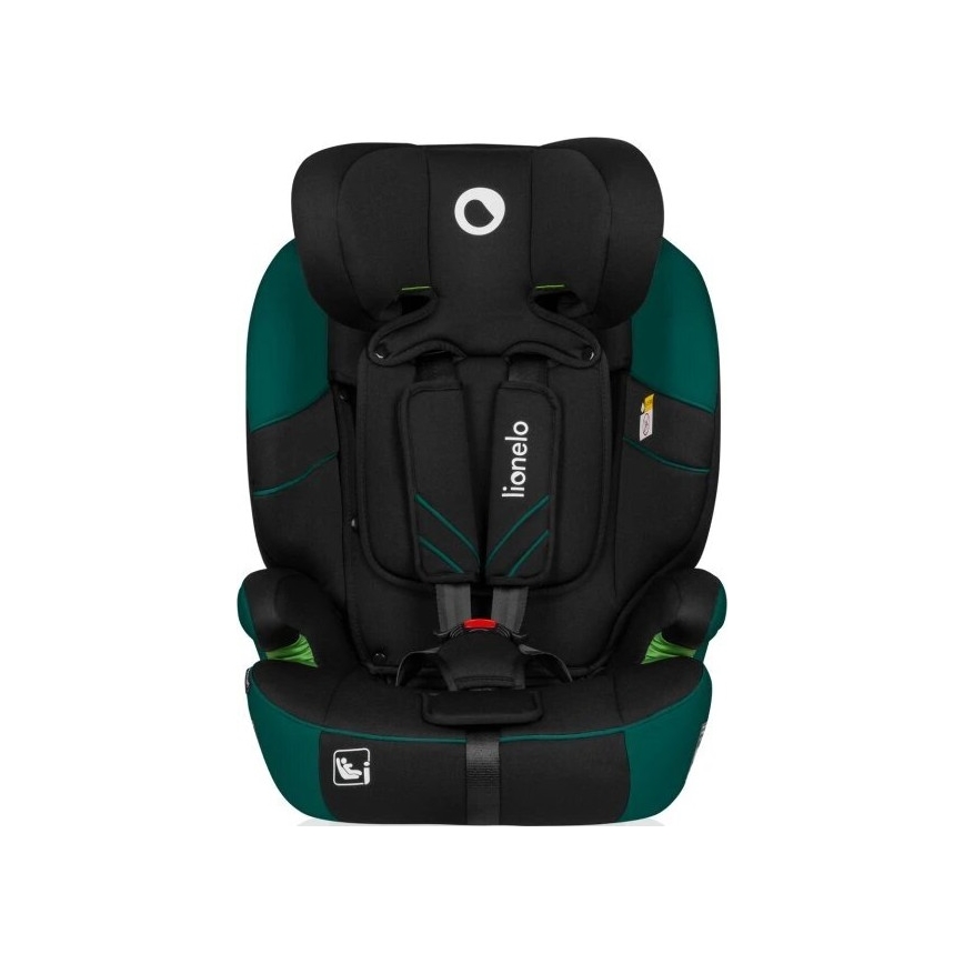 Lionelo - Autostol LEVI ONE i-Str. 76-150 cm sort/grøn