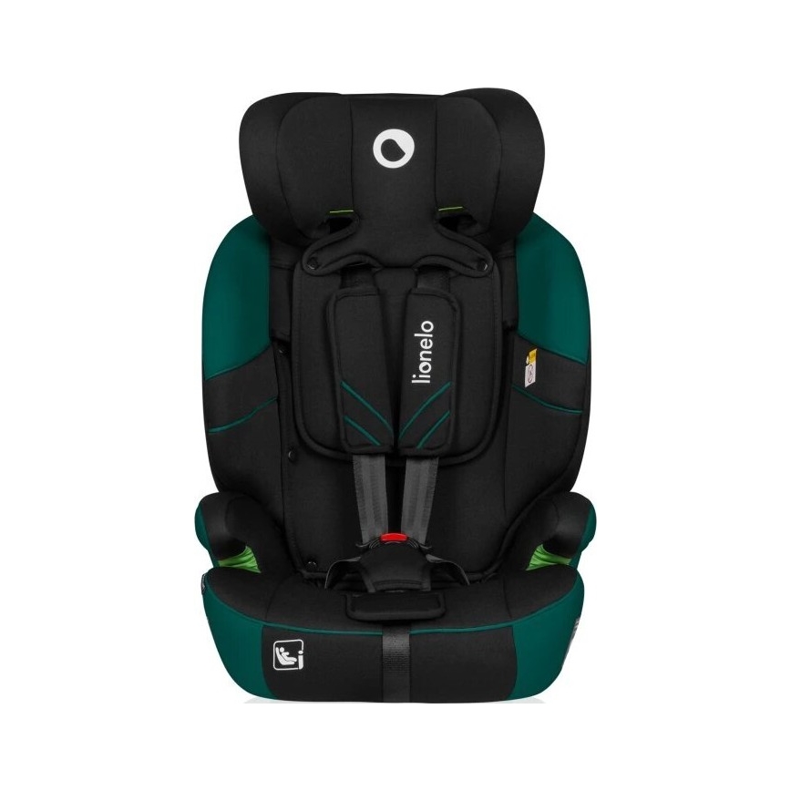 Lionelo - Autostol LEVI ONE i-Str. 76-150 cm sort/grøn