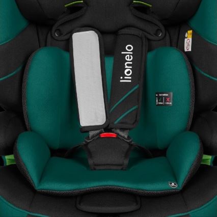 Lionelo - Autostol LEVI ONE i-Str. 76-150 cm sort/grøn