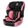 Lionelo - Autostol LEVI ONE i-Str. 76-150 cm sort/lyserød