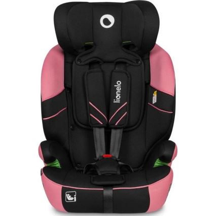 Lionelo - Autostol LEVI ONE i-Str. 76-150 cm sort/lyserød