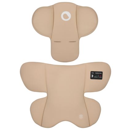 Lionelo - Autostol med base ASTRID SET i-Size 40-87 cm Beige Sand