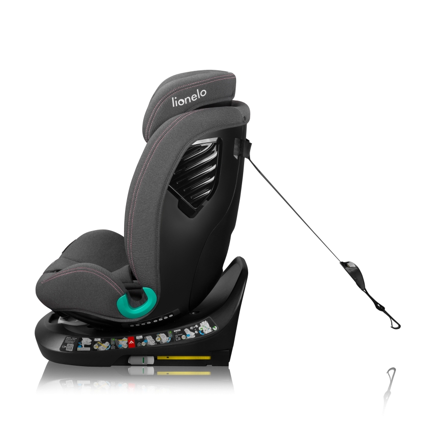 Lionelo - Autostol med drejbar base BASTIAAN ONE i-Size 40-150 cm Pink Rose