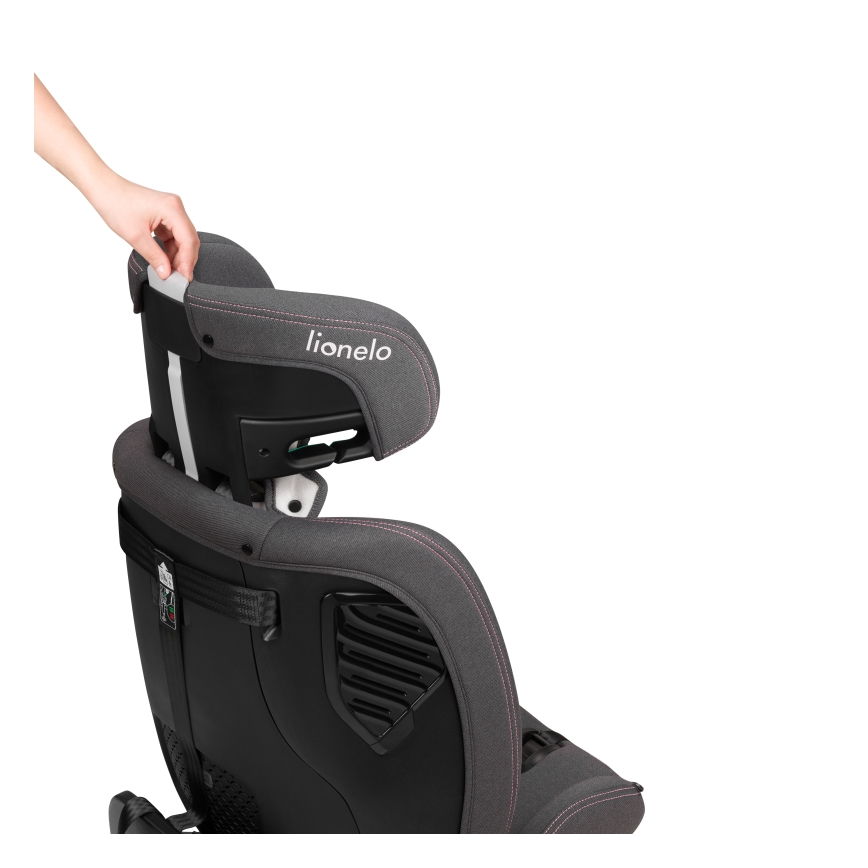 Lionelo - Autostol med drejbar base BASTIAAN ONE i-Size 40-150 cm Pink Rose