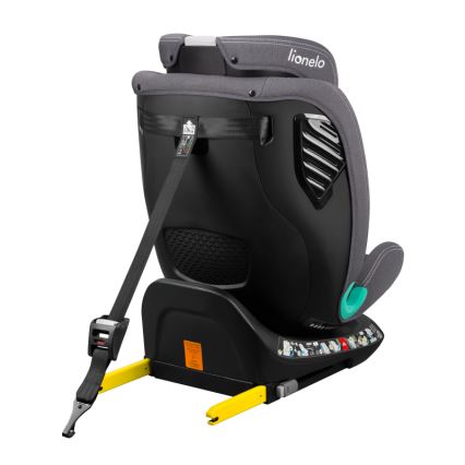 Lionelo - Bilstol med drejbar base BASTIAAN ONE i-Size 40-150 cm Grey Stone