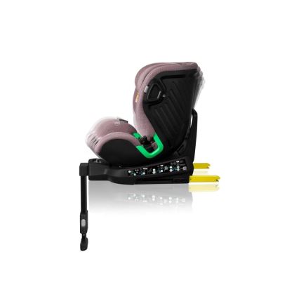Lionelo - Autostol med base, drejelig HARMONY i-Size 40-150 cm lyserød